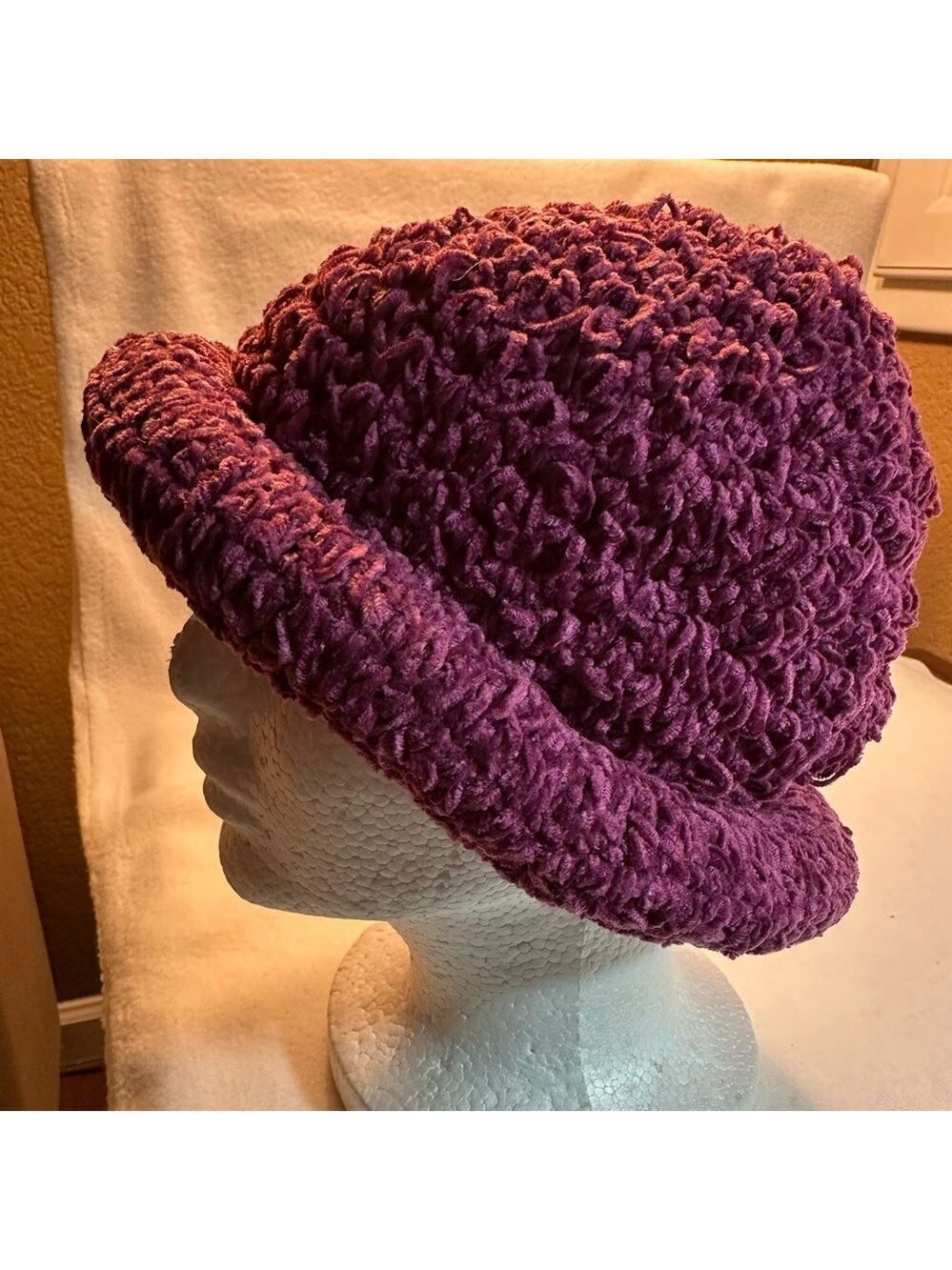 Raspberry Knit Hat and Gloves Set - Picture 3 of 5